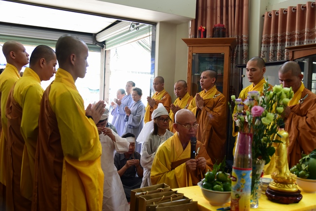 The rite praying for rebirth in Hoc Mon District and Tay Ninh
