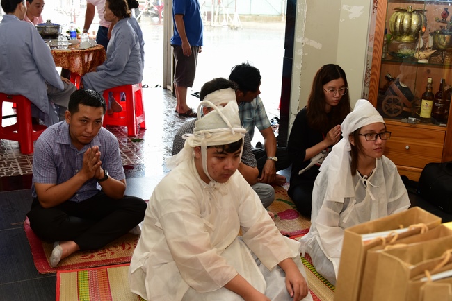 The rite praying for rebirth in Hoc Mon District and Tay Ninh