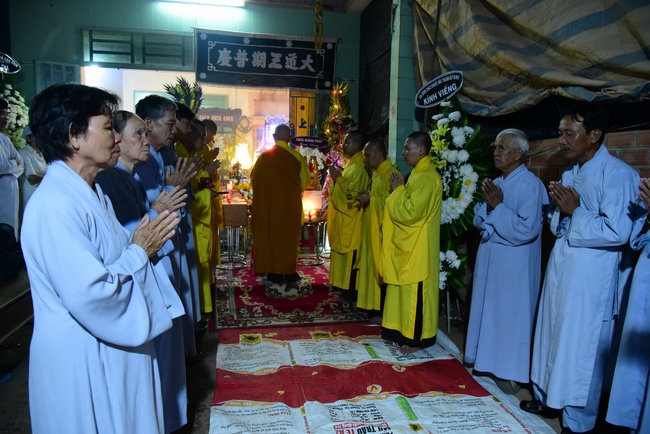 The rite praying for rebirth in Hoc Mon District and Tay Ninh