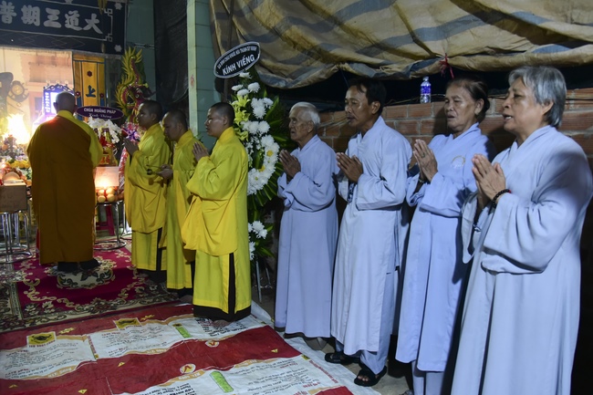 The rite praying for rebirth in Hoc Mon District and Tay Ninh