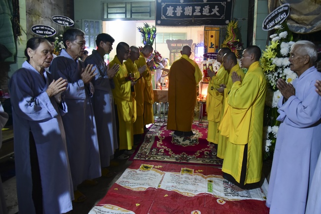 The rite praying for rebirth in Hoc Mon District and Tay Ninh