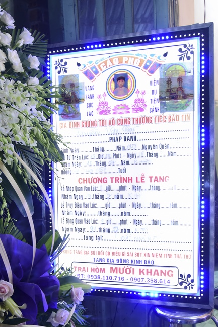 The rite praying for rebirth in Hoc Mon District and Tay Ninh