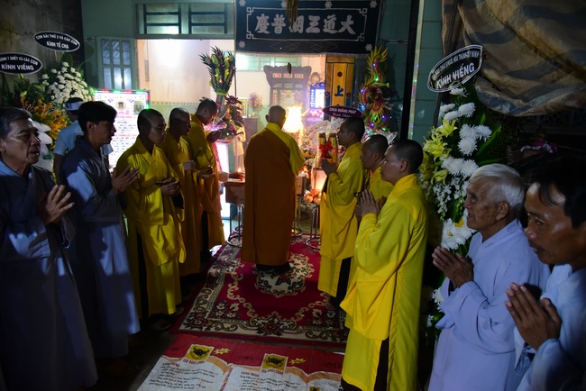 The rite praying for rebirth in Hoc Mon District and Tay Ninh
