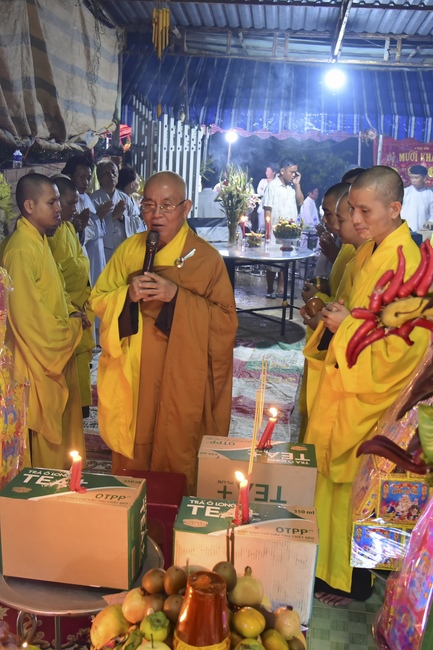 The rite praying for rebirth in Hoc Mon District and Tay Ninh