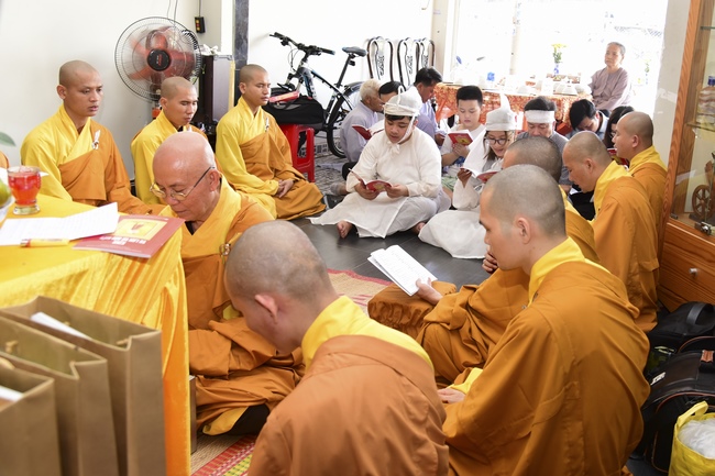 The rite praying for rebirth in Hoc Mon District and Tay Ninh