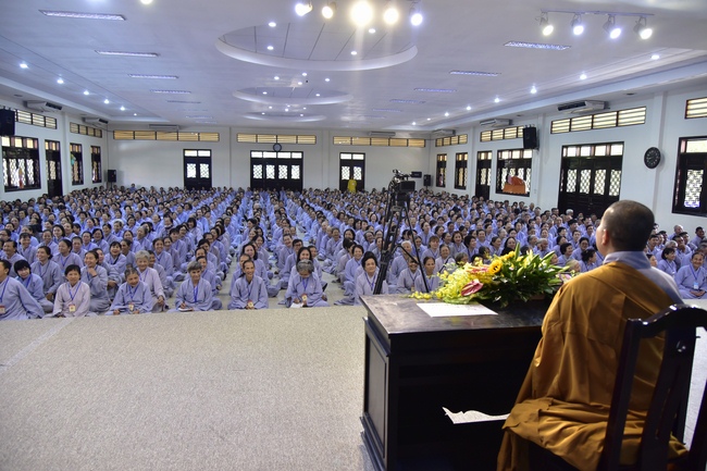 Dharma Talk “The Four Dharma giving Non-Suffering”– 92nd Seven-Day Retreat