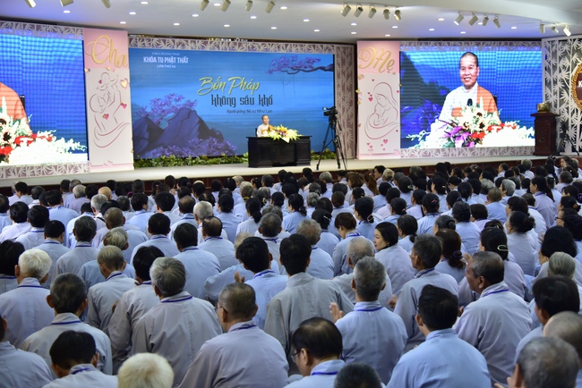 Dharma Talk “The Four Dharma giving Non-Suffering”– 92nd Seven-Day Retreat