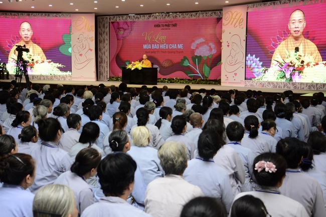 Dharma Talk “Ullmabana – the Filial Piety Season” – 92nd Seven-Day Retreat