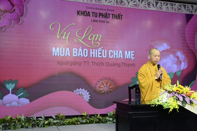 Dharma Talk “Ullmabana – the Filial Piety Season” – 92nd Seven-Day Retreat