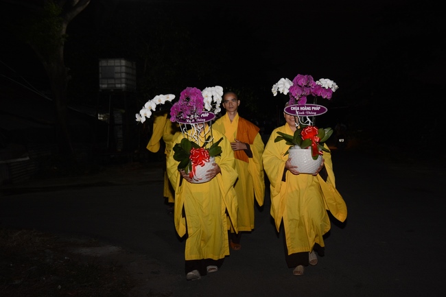Visit the funeral Junior Ven. Thich Giac Kha at Duc Hoa Pagoda in Binh Duong