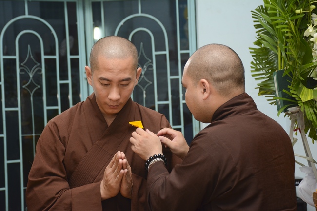 Visit the funeral Junior Ven. Thich Giac Kha at Duc Hoa Pagoda in Binh Duong