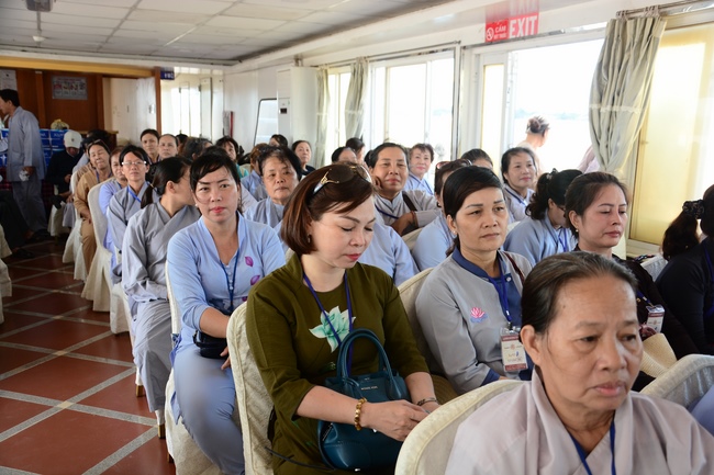 Releasing creatures on Van Phat yacht in Can Tho