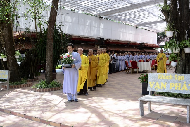 Releasing creatures on Van Phat yacht in Can Tho