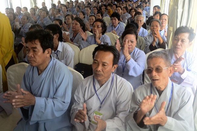 Releasing creatures on Van Phat yacht in Can Tho