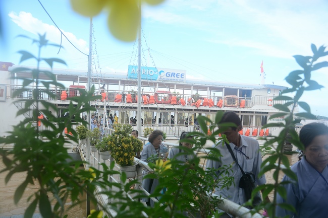 Releasing creatures on Van Phat yacht in Can Tho