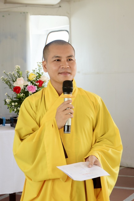 Releasing creatures on Van Phat yacht in Can Tho