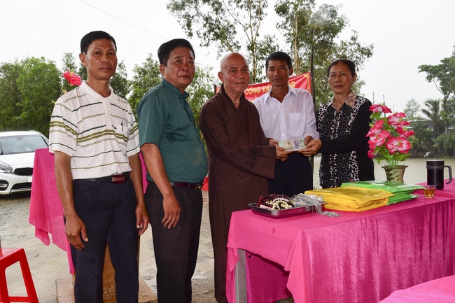 The beggining ceremony for construction of Hoang Phap bridge in Kien Giang