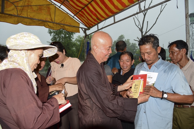 The beggining ceremony for construction of Hoang Phap bridge in Kien Giang