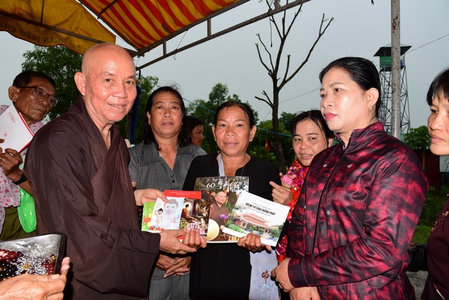 The beggining ceremony for construction of Hoang Phap bridge in Kien Giang
