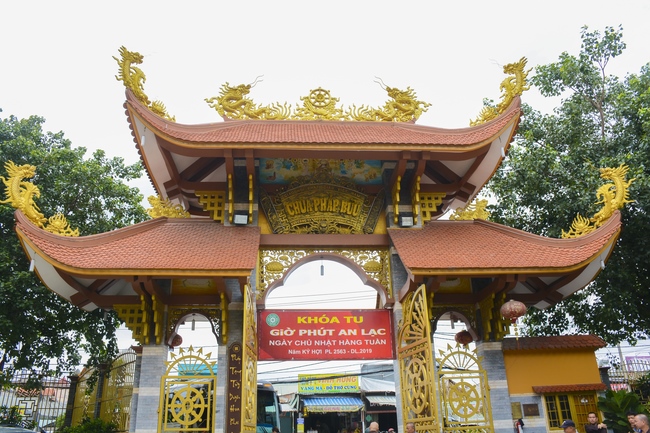 BTS GHPGVN huyện Hóc Môn tổ chức lễ Tự tứ tại chùa Pháp Bửu