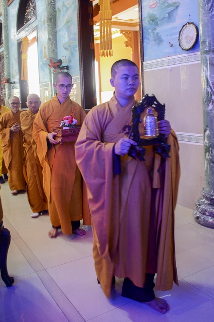 BTS GHPGVN huyện Hóc Môn tổ chức lễ Tự tứ tại chùa Pháp Bửu