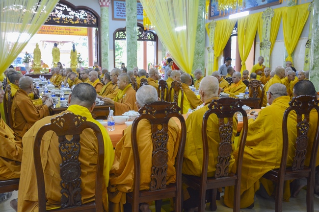 BTS GHPGVN huyện Hóc Môn tổ chức lễ Tự tứ tại chùa Pháp Bửu