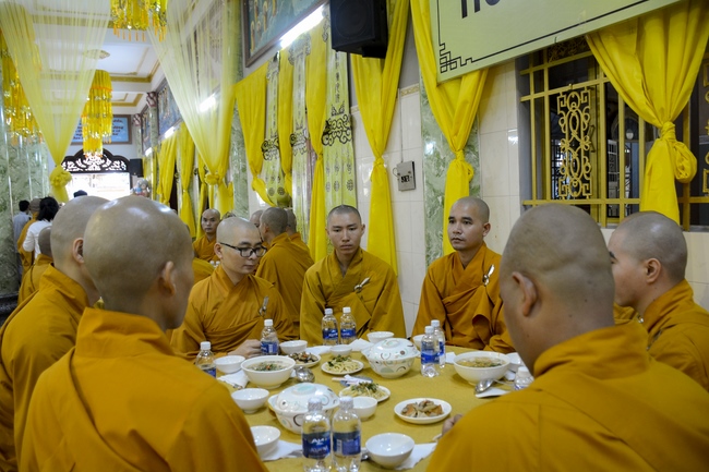 BTS GHPGVN huyện Hóc Môn tổ chức lễ Tự tứ tại chùa Pháp Bửu