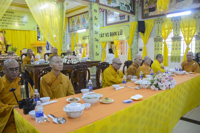 BTS GHPGVN huyện Hóc Môn tổ chức lễ Tự tứ tại chùa Pháp Bửu