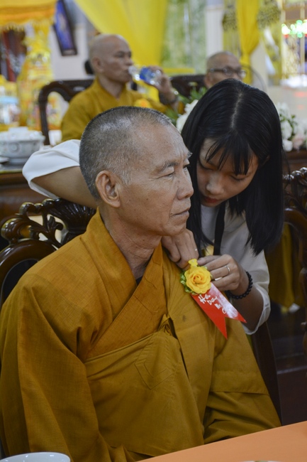 BTS GHPGVN huyện Hóc Môn tổ chức lễ Tự tứ tại chùa Pháp Bửu