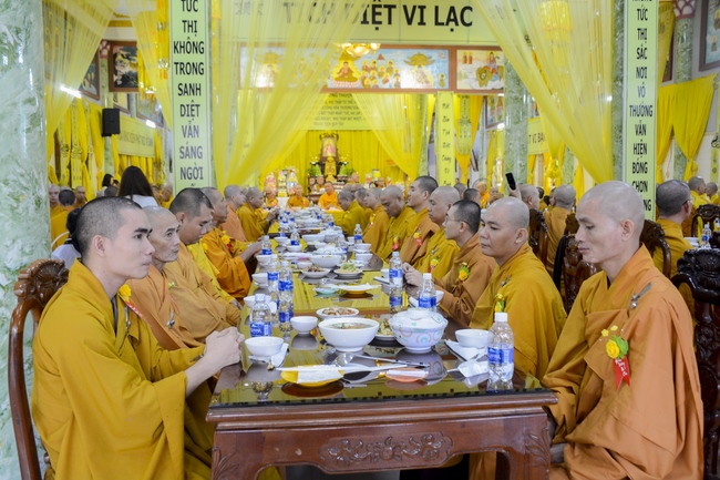 BTS GHPGVN huyện Hóc Môn tổ chức lễ Tự tứ tại chùa Pháp Bửu