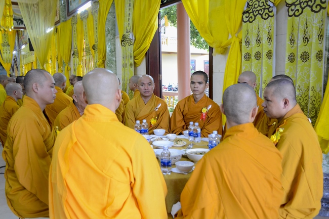 BTS GHPGVN huyện Hóc Môn tổ chức lễ Tự tứ tại chùa Pháp Bửu