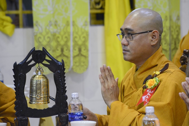 BTS GHPGVN huyện Hóc Môn tổ chức lễ Tự tứ tại chùa Pháp Bửu