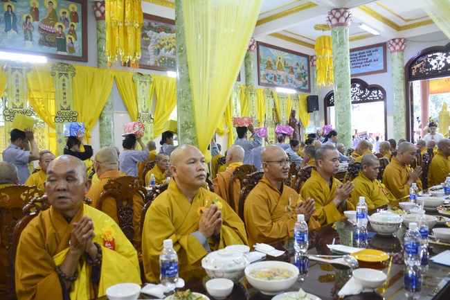 BTS GHPGVN huyện Hóc Môn tổ chức lễ Tự tứ tại chùa Pháp Bửu