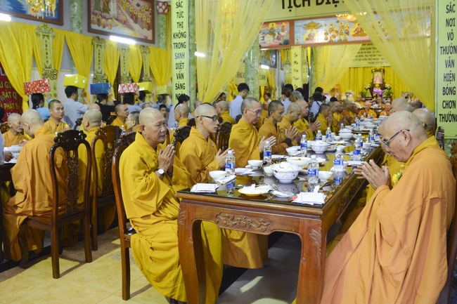 BTS GHPGVN huyện Hóc Môn tổ chức lễ Tự tứ tại chùa Pháp Bửu