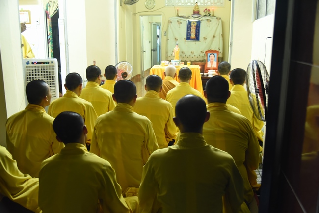 Praying the rebirth for soul Mrs. Bui Thi Kim Van