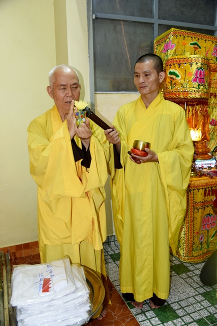 Praying the rebirth for soul Mrs. Bui Thi Kim Van