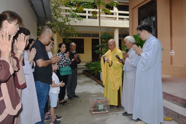 Praying the rebirth for soul Mrs. Bui Thi Kim Van