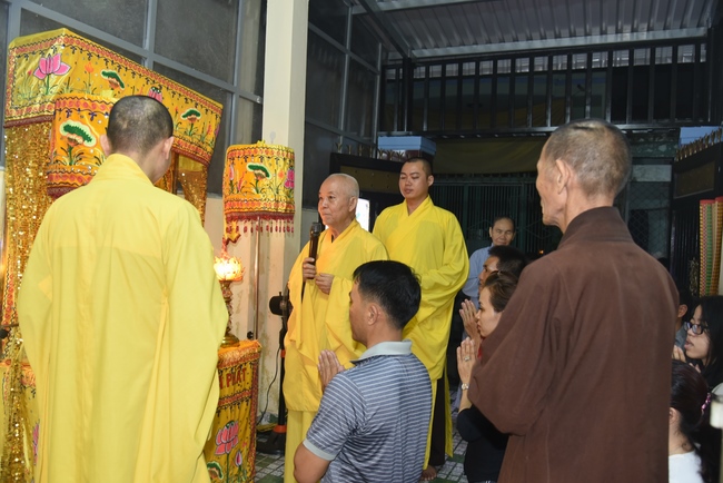 Praying the rebirth for soul Mrs. Bui Thi Kim Van