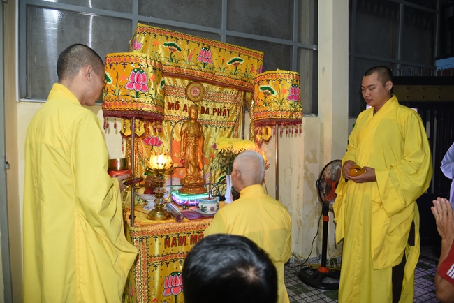 Praying the rebirth for soul Mrs. Bui Thi Kim Van