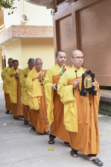 The Wedding ceremony at the pagoda
