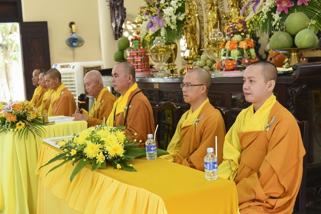The Wedding ceremony at the pagoda
