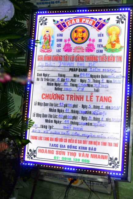 Praying for the rebirth in Hoc Mon