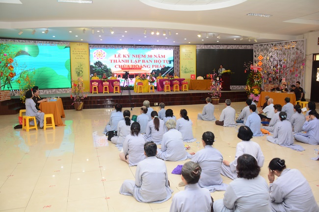The 30th anniversary of establishment of the Hoang Phap Pagoda 's Support Board