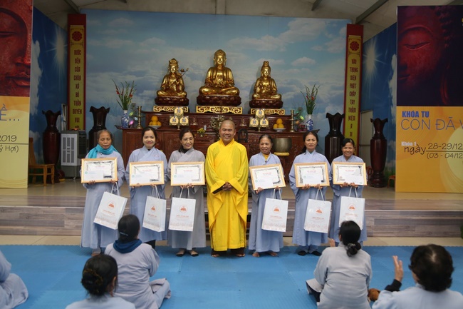 Khóa tu niệm Phật một ngày và Tổng kết Phật sự chùa Đống Cao