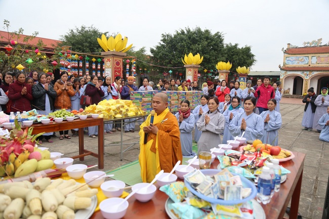 Khóa tu niệm Phật một ngày và Tổng kết Phật sự chùa Đống Cao