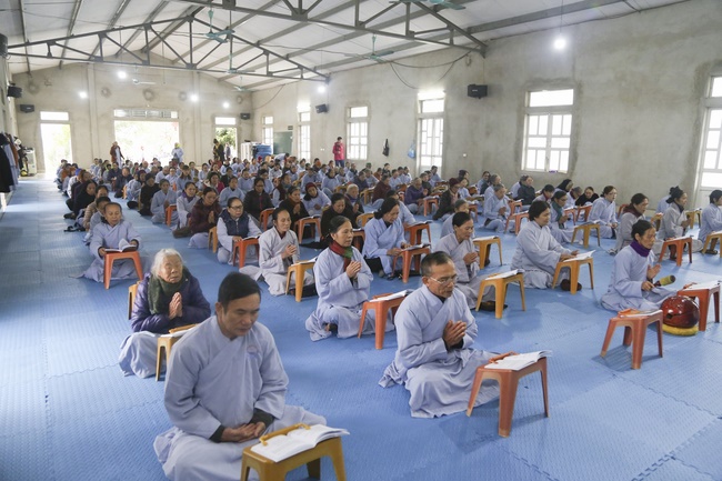 Khóa tu niệm Phật một ngày và Tổng kết Phật sự chùa Đống Cao