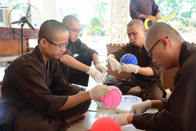 Series photos of activities preparing for the New Year 2020