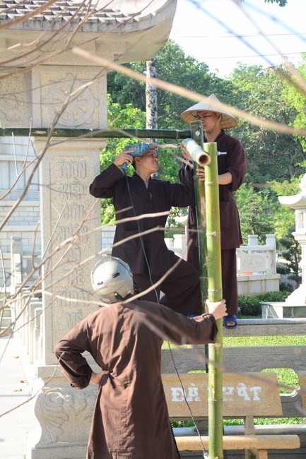 Series photos of activities preparing for the New Year 2020