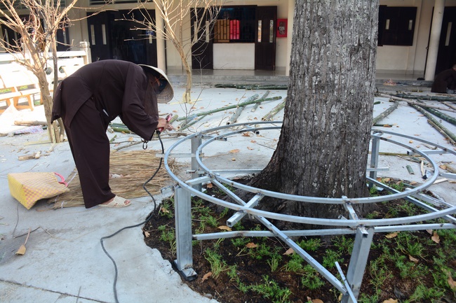 Series photos of activities preparing for the New Year 2020