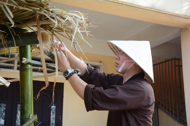 Series photos of activities preparing for the New Year 2020